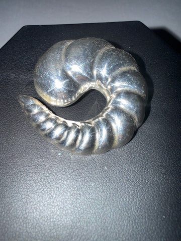 VTG. Mexican Sterling Silver Modernist Brooch