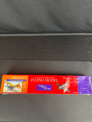 NIB Dumas Fairchild FC-2 Flying Model Plane #216