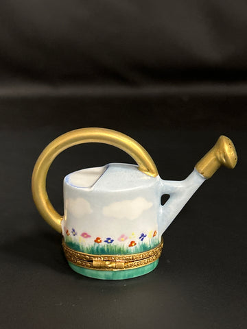 Limoge Rochard 22K. Porcelain Watering Can