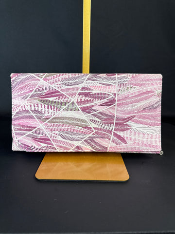 Pineda Covalin Pink Plumage Art Clutch