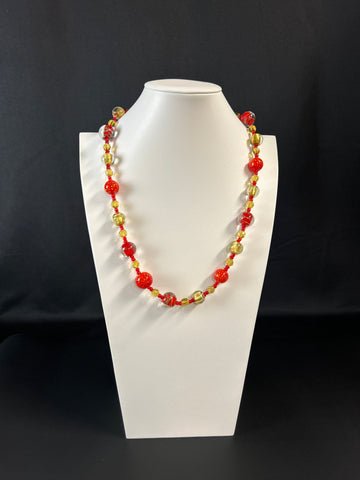 Brilliant Murano Glass Necklace