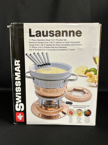 NIB Swissmar Lausanne 11 Piece Fondue Set