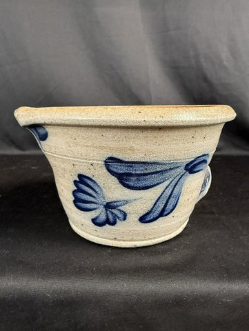 Rowe Pottery Works Salt Glazed Batter Bowl