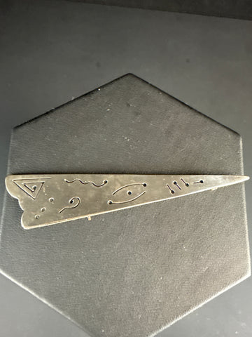 VTG. Mexican Sterling Silver Modernist Brooch