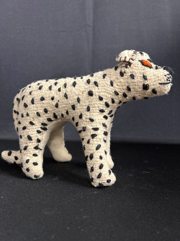 Rustic Woven Cat Figure
