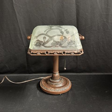 Bronze Bankers Desk Lamp