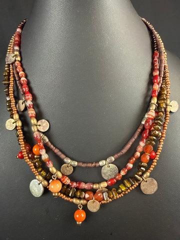 Chico's Boho Multi-Strand Necklace