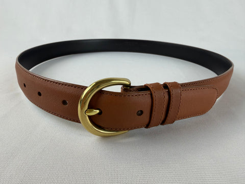Tan women's COACH belt 36 in