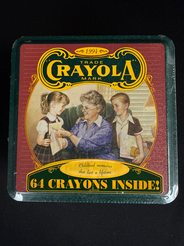 Crayola 64 NEW crayons in tin