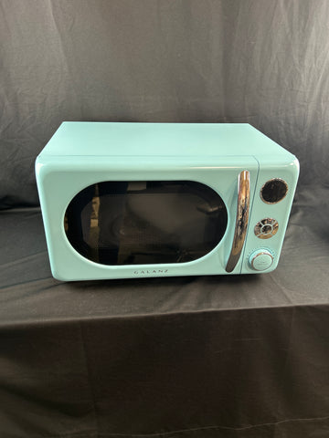 Countertop Microwave Nostalgia Retro in aqua